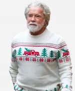 Arnold Schwarzenegger The Man Bag Print Sweater