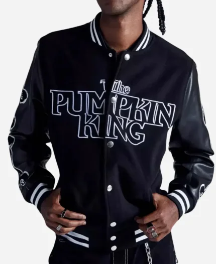 The Pumpkin King The Nightmare Before Christmas Varsity Jacket