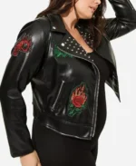 The Sex Lives of College Girls S03 Ilia Isorelys Paulino Leather Jacket