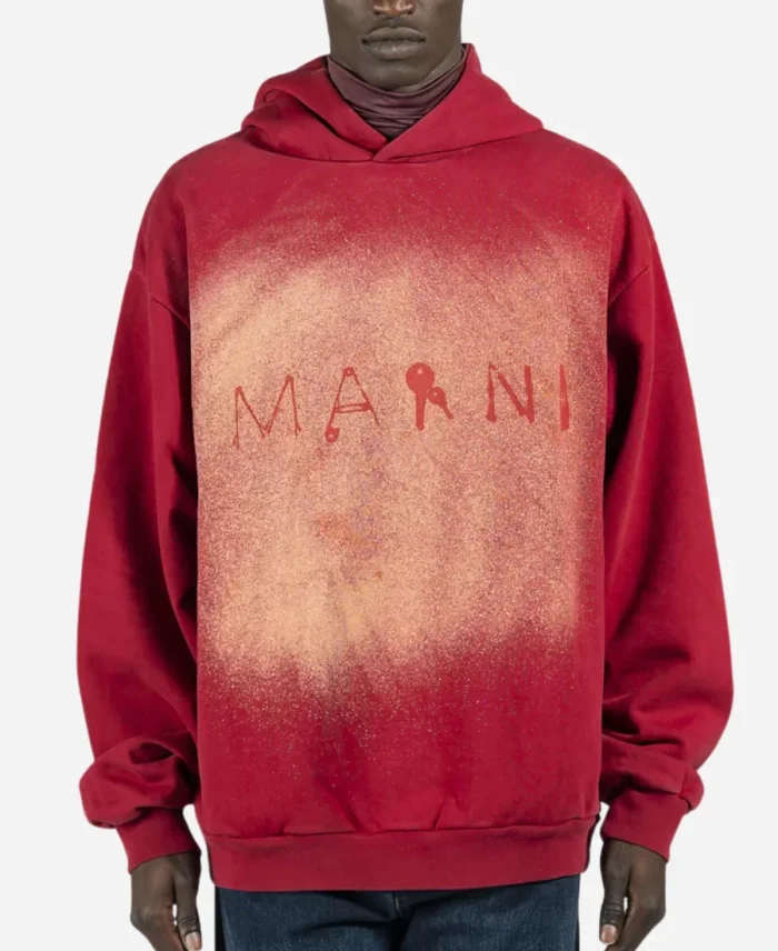 Travis Kelce Marni Red Pullover Hoodie