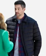 Trivia at St. Nick’s 2024 Brant Daugherty Black Puffer Jacket