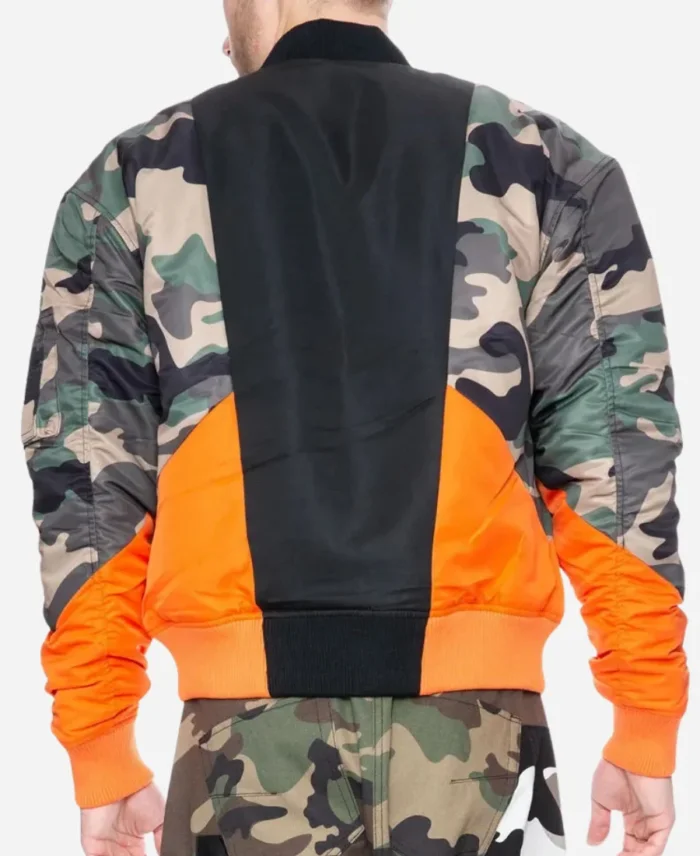 Victor Aguilar The Penguin 2024 Camouflage Bomber Jacket