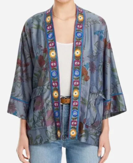 Viola Marsette Tv Series The Equalizer Season 05 Lorraine Toussaint Cargo Pocket Kimono Jacket