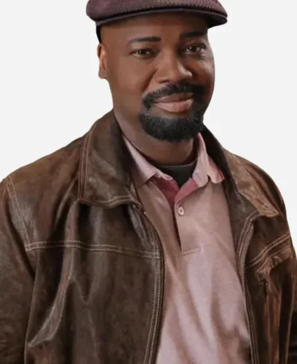 Viv Leacock Legend of the Lost Locket 2024 Brown lather Leather Jacket