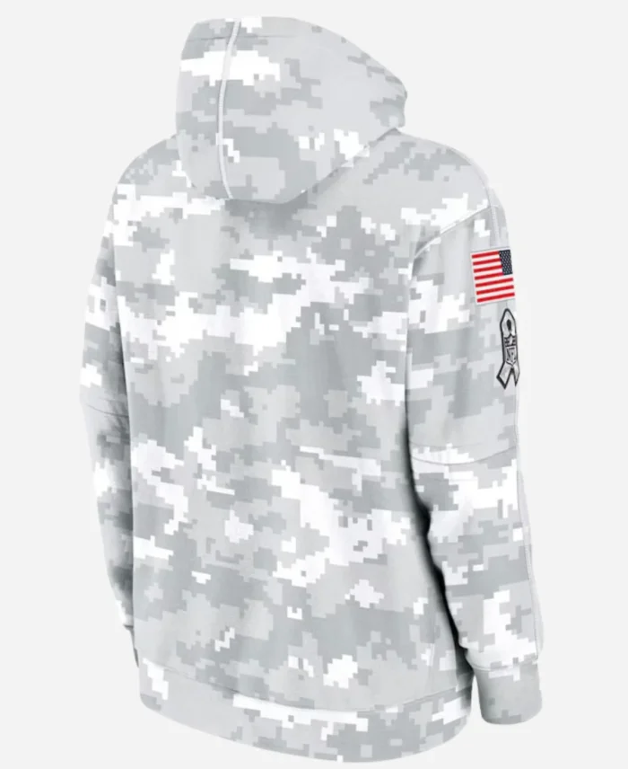 Washington Commanders Salute To Service Camo 2024 Pullover Hoodie For Sale