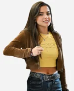 Web 2024 Madame Isabela Merced Cropped Hoodie