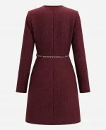 The Christmas Charade Rachel Skarsten Dress Long Coat