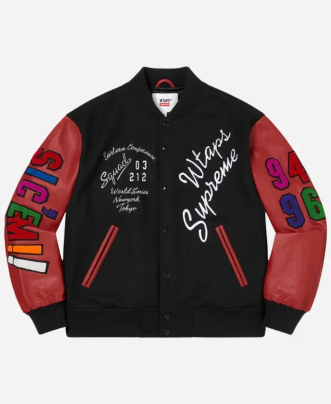  Wool And Leather WTAPS Supreme Oversize Jacket