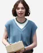 A Good Girl’s Guide to Murder Emma Myers Blue Sweater Vest