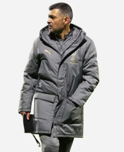 AC Milan Sergio Conceicao Training Puffer Coat