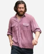 Aaron Taylor-Johnson 28 Years Later 2025 Pink Shirt