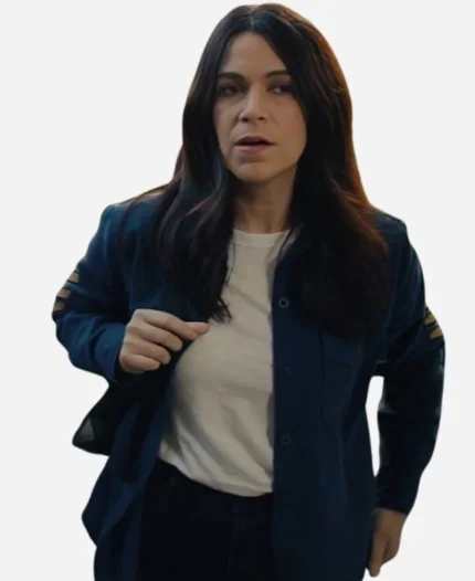 Abbi Jacobson No Good Deed 2024 Shirt Jacket