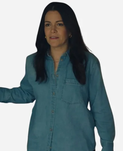 Abbi Jacobson No Good Deed Denim Shirt