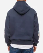 Abercrombie Essential Popover Blue Hoodie For Unisex