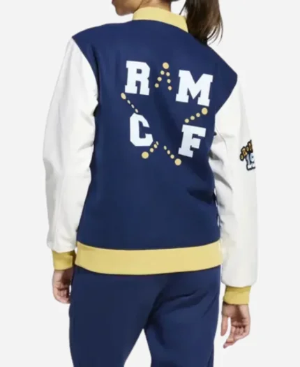 Adidas Real Madrid CF 2025 Blue Varsity Jacket