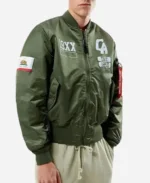 Alpha Industries CA MA-1 Bomber Green Jacket