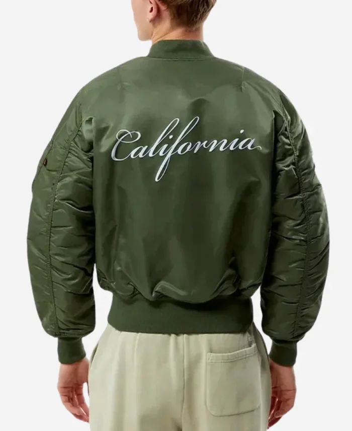 Alpha Industries CA MA-1 Green Bomber Jacket For Sale