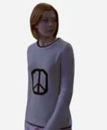 Alyson Hannigan Buffy The Vampire Slayer Peace Sign Sweater