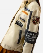 Apex Racer Beige & Grey Jacket