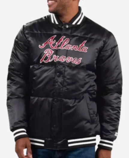 Atlanta Braves Starter Black Jacket