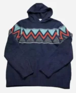 Baylen Out Loud 2025 Sammi Dupree Blue Zig Zag Print Hoodie Front