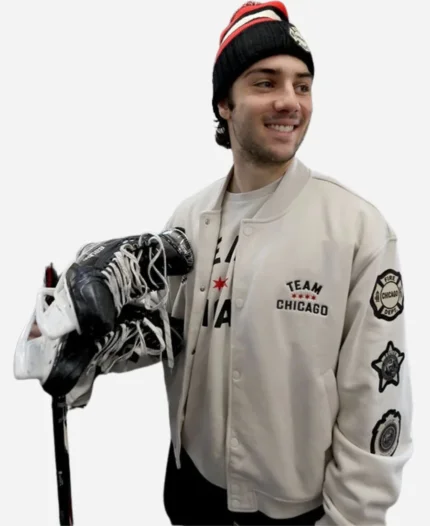 Blackhawks Winter Classic Team Chicago Varsity Jacket