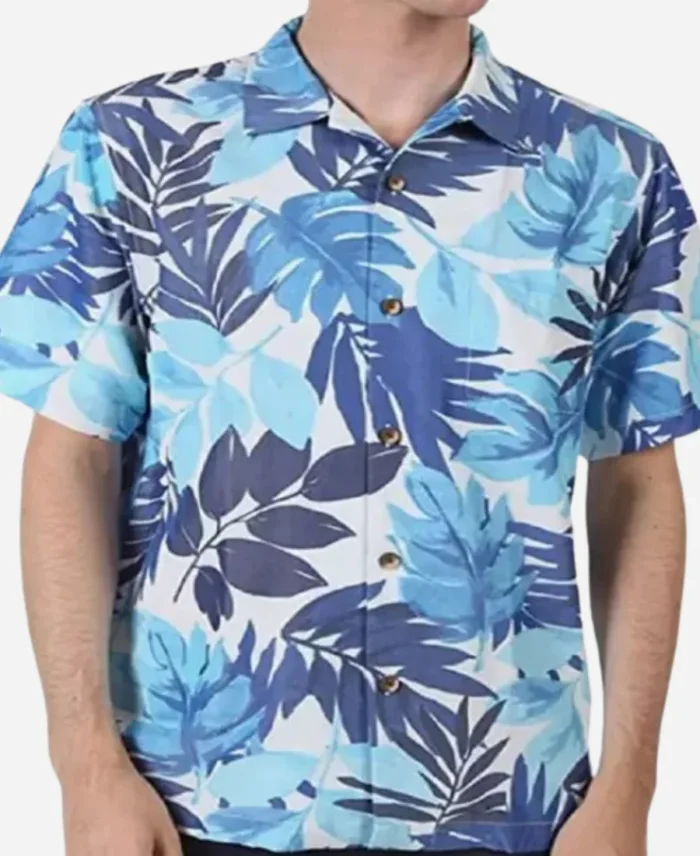 Bookie S02 Bob Clendenin Blue Floral Print Shirt