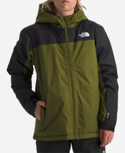 Boys Freedom The North Face Green Puffer Jacket