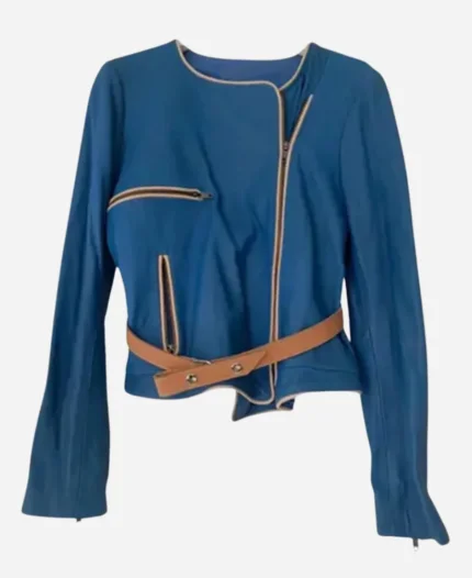 Bridget Kelly TV-Series Ringer S01 Sarah Michelle Gellar Blue Leather Jacket