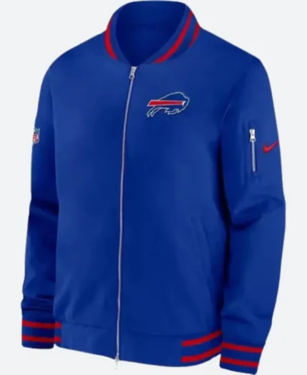 Buffalo-Bills-Sideline-Coach-Bomber-Jacket