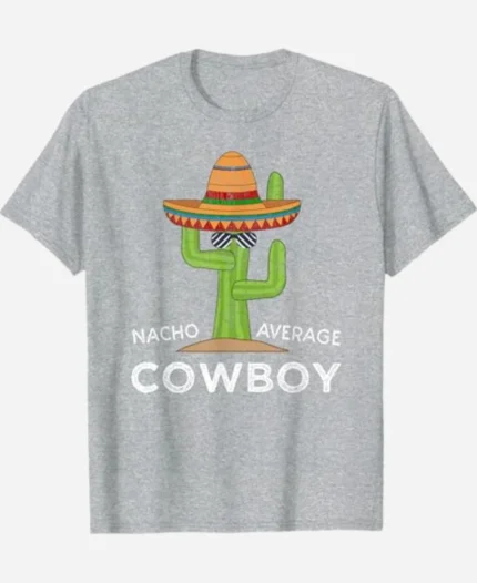 Bunkd S07 Bill Pickett Cowboy Cactus Grey T-Shirt