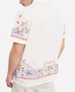 Bunkd S07 Noah Lambert White Embroidered Shirt