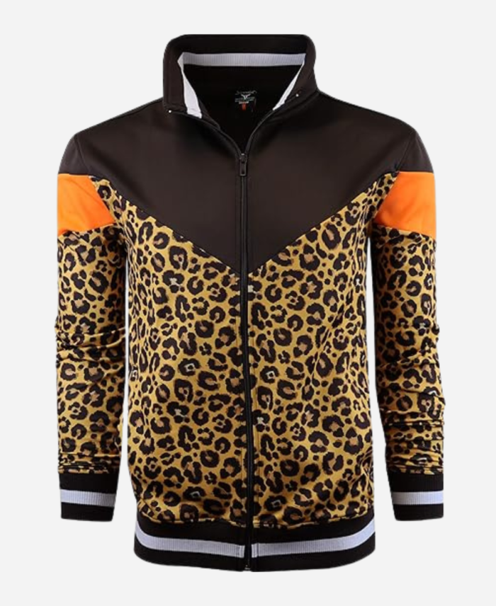 Bunkd S07 Trevor Tordjman Leopard Print Track Jacket