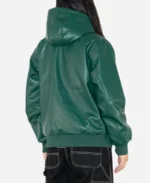 Carhartt WIP 2025 Japan Debut Reversible Active Leather Green And Black Jacket