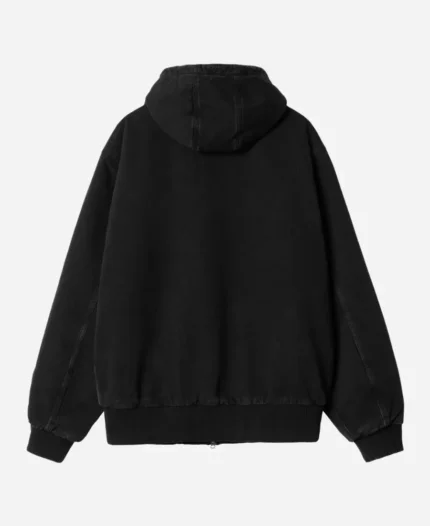 Carhartt WIP OG Active Rivet Black Hooded Jacket For Sale