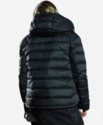 Chelsea Football Club Black Puffer Jacket For Women's