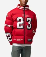 Christian McCaffrey 49ers Off Season Puffer Jacket