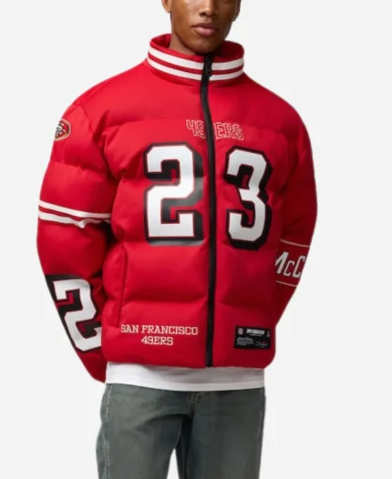 Christian McCaffrey 49ers Off Season Puffer Jacket