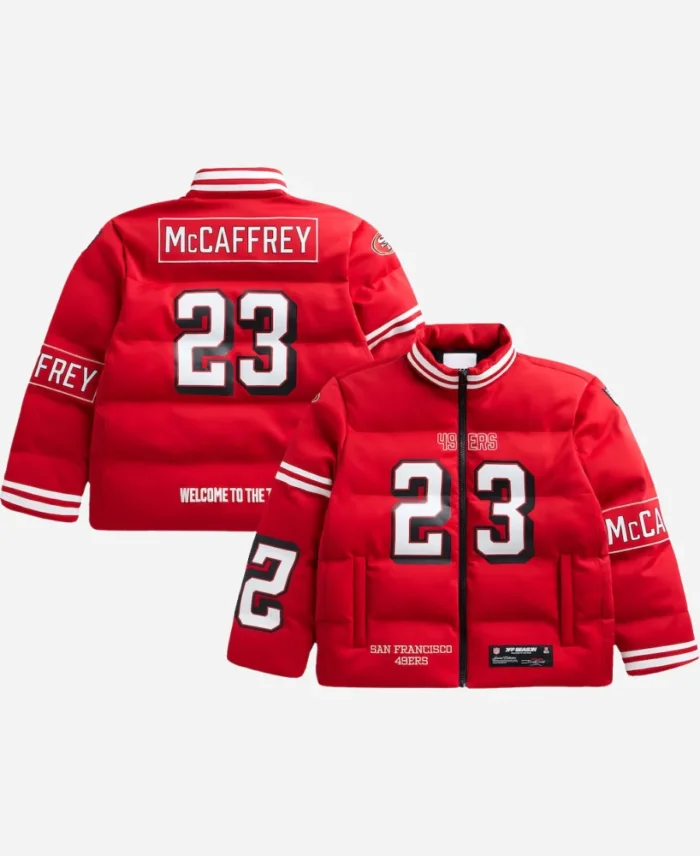 Christian McCaffrey San Francisco 49ers Off Season Puffer Jacket