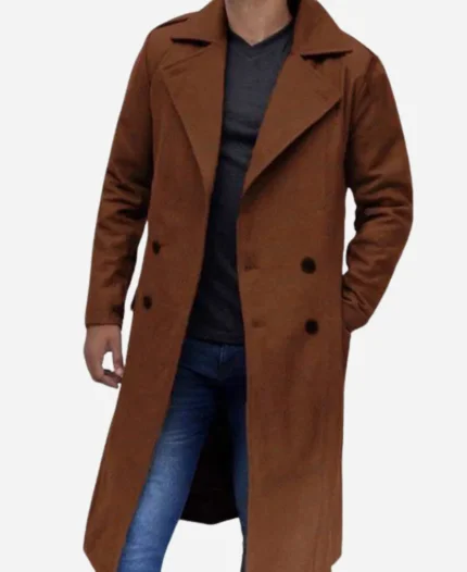 Clint Eastwood Movie Pale Rider Preacher Brown Trench Coat