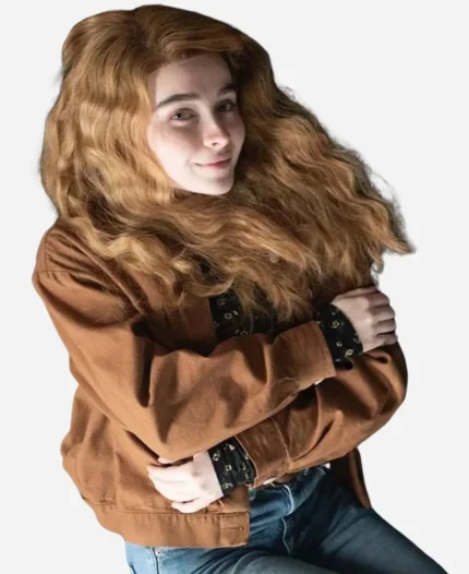 Clouds Sabrina Carpenter Brown Jacket