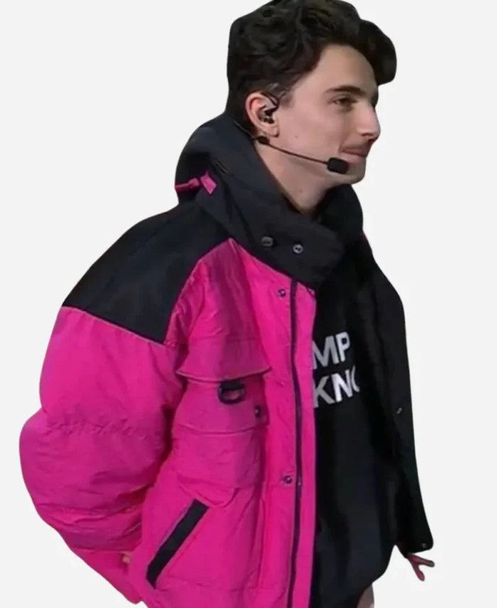 College Gameday Timothee Chalamet Puffer Jacket