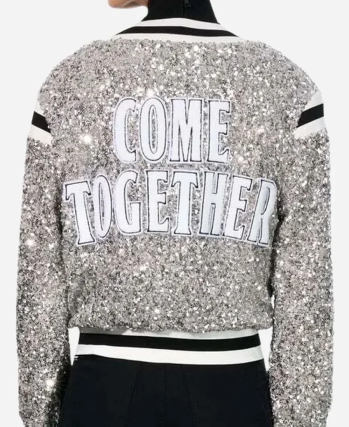 Come Together Alice Olivia Beatles Sequin Jacket