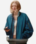 Cuckoo 2024 Hunter Schafer Blue Jacket