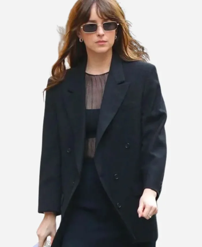 Dakota Johnson Materialists 2024 Black Blazer