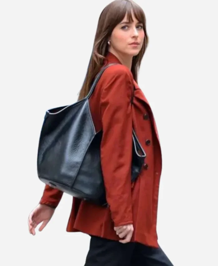 Dakota Johnson Materialists Red Blazer