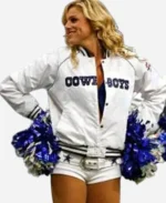 Dallas Cowboys Cheerleaders White Jacket