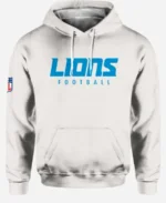 Dan Campbell Detroit Lions Football Grey Sideline Pullover Hoodie