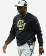 Deion Sanders Colorado Buffaloes Head Coach Black Sweatshirt