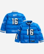 Detroit Lions Jared Goff Off Season Puffer Jacket